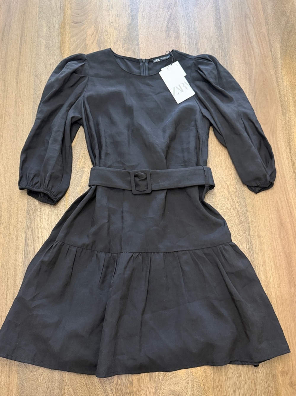 Zara Black Mini Dress Size 4 NWT